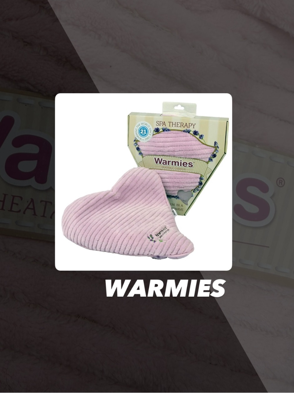 EUC Warmies Spa Therapy Heatable Cushion